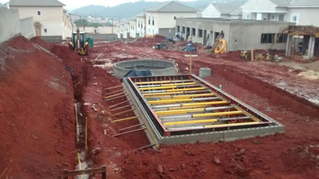 Detalhe da construção